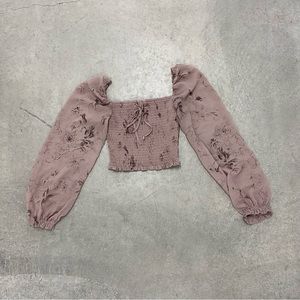 Aritzia Wilfred crop long sleeve size xs